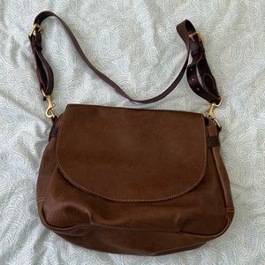 Dooney and Bourke brown leather satchel
